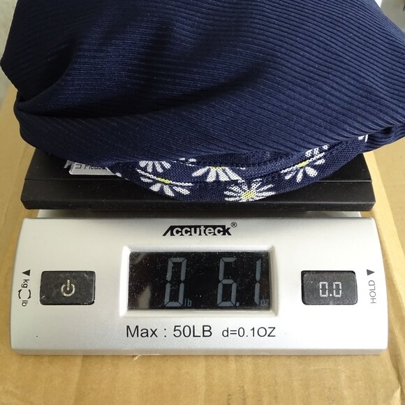 Cato Navy Blue Ribbed Top Shirt Womens Size L Floral Short Sleeve Round Neck - Picture 10 of 10